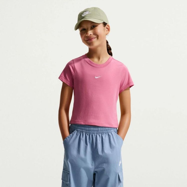 NIKE NIKE G NSW TEE SS SLIM MOD CROP  (roze) - De Peperstraat (Poperinge)