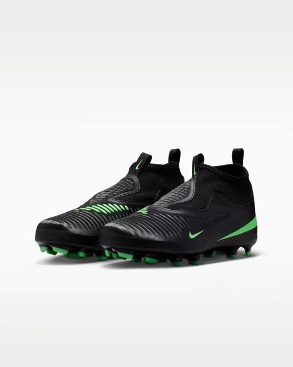 NIKE NIKE JR PHANTOM 6 HIGH ACAD FG/MG  (zwart) - De Peperstraat (Poperinge)