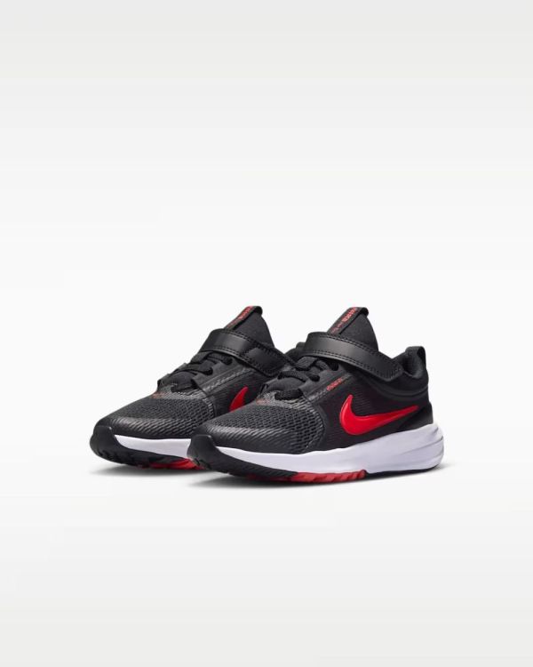 NIKE NIKE STAR RUNNER 5 PS BLACK/RED  (zwart) - De Peperstraat (Poperinge)