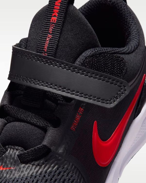 NIKE NIKE STAR RUNNER 5 PS BLACK/RED  (zwart) - De Peperstraat (Poperinge)