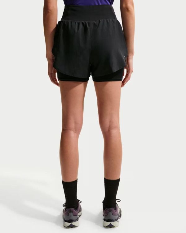 NIKE NIKE W NK FLOW DF HR 2N1 SHRT  (zwart) - De Peperstraat (Poperinge)