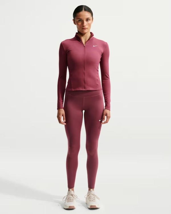 NIKE NIKE W NK ONE DF FZ FITTED JKT  (roze) - De Peperstraat (Poperinge)