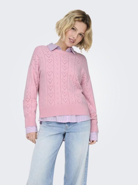  ONLY PULLOVER KNIT  (roze) - De Peperstraat (Poperinge)