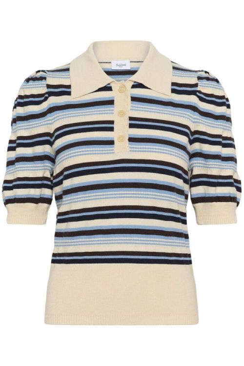 SAINT TROPEZ ST TROPEZ SHIRT  (blauw) - De Peperstraat (Poperinge)