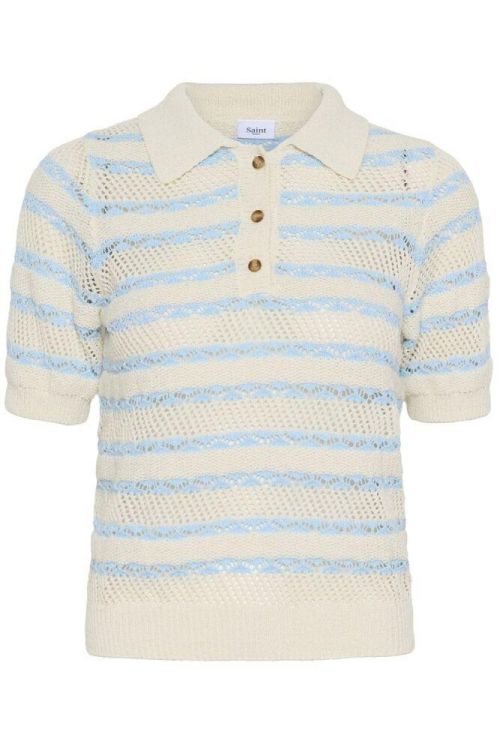 SAINT TROPEZ ST TROPEZ SHIRT  (blauw) - De Peperstraat (Poperinge)
