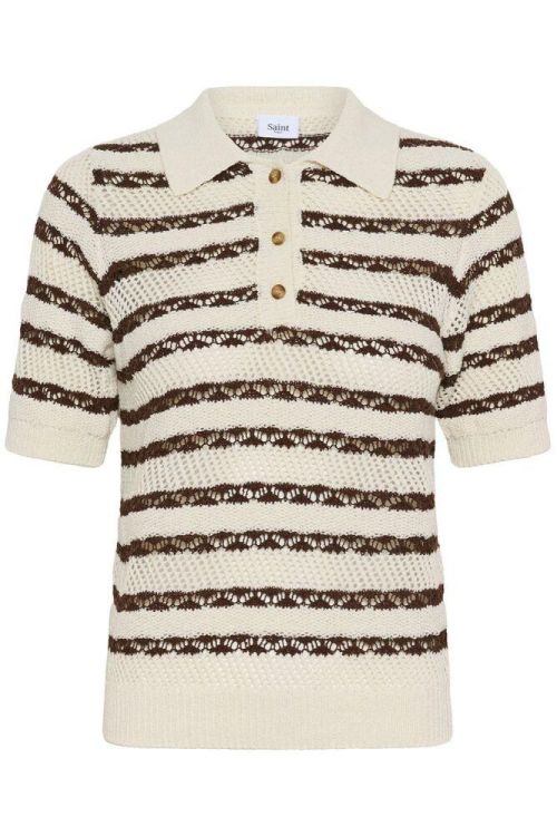 SAINT TROPEZ ST TROPEZ SHIRT  (bruin) - De Peperstraat (Poperinge)